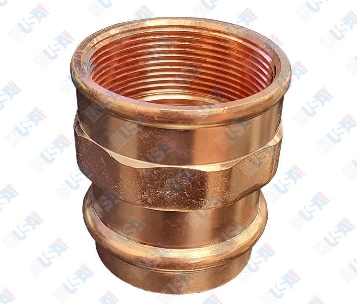 Copper Compression Coupling - 1 - - Backflow Parts USA