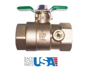1" Tapped Ball Valve