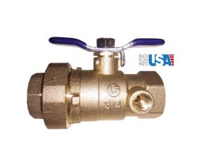 3/4" Tapped Union Ball Valve