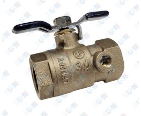 3/4" Tapped Ball Valve