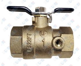  1" Tapped Ball Valve