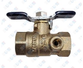  1/2" Tapped Ball Valve